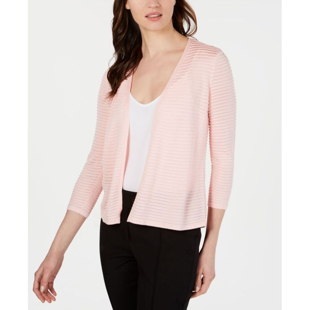 Alfani Petite Short Ottoman Open Front Cardigan
